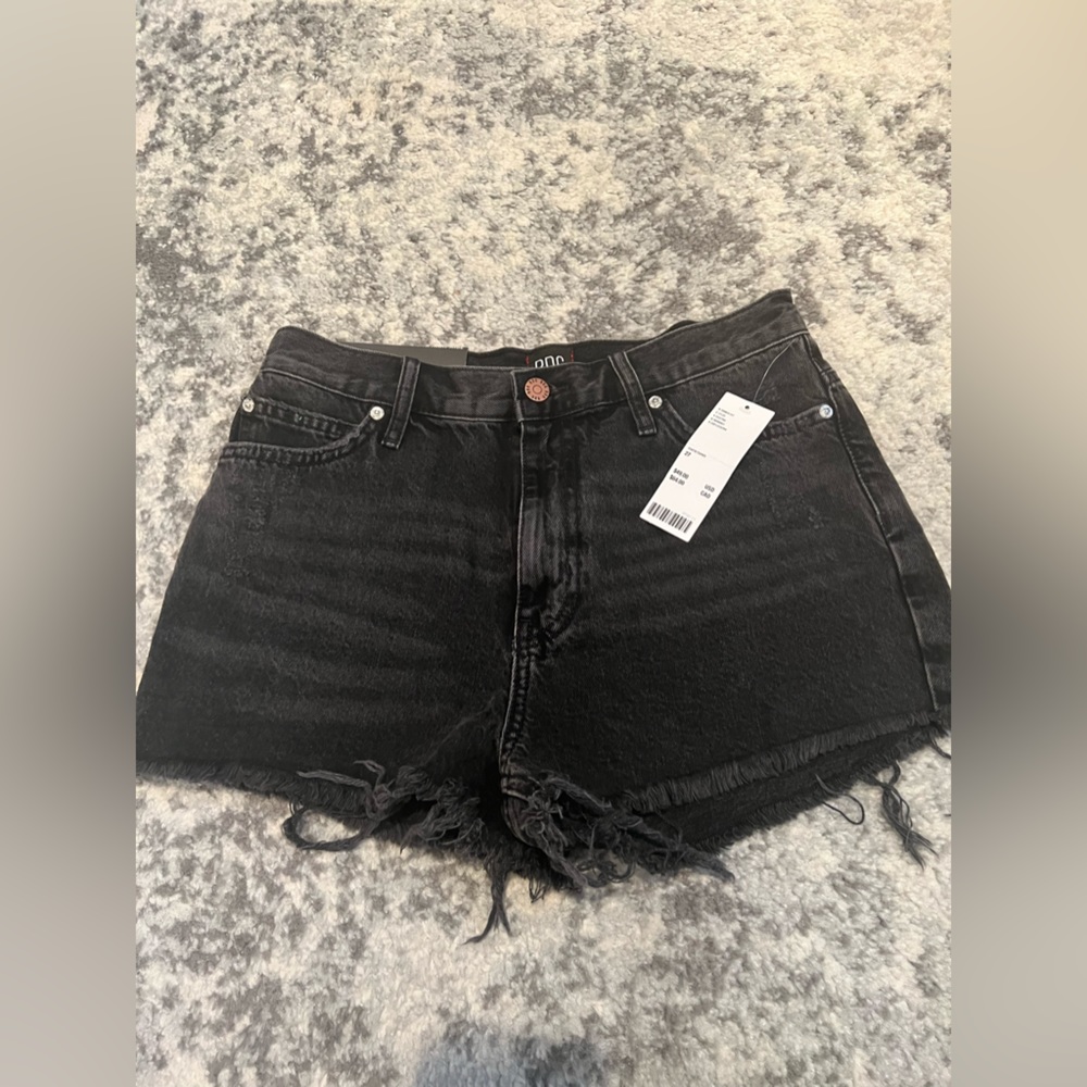 Black jean shorts. Size 27 by BDG Urban Outfitters.